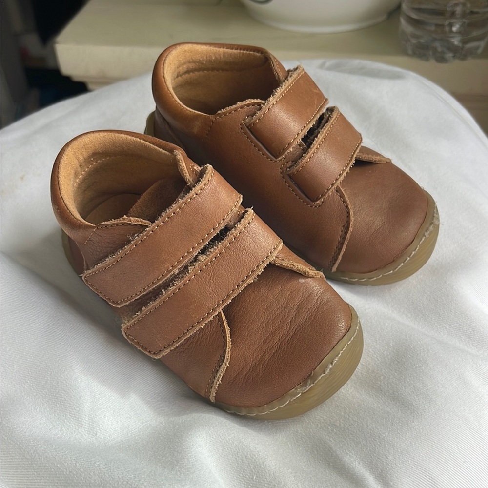 Zara leather baby shoes